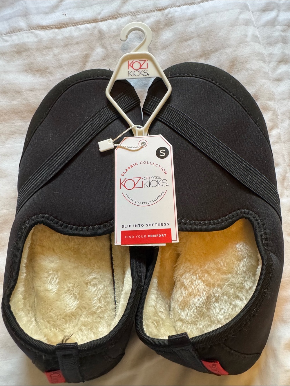 KoziKicks Indoor/Outdoor Women’s Black Slippers